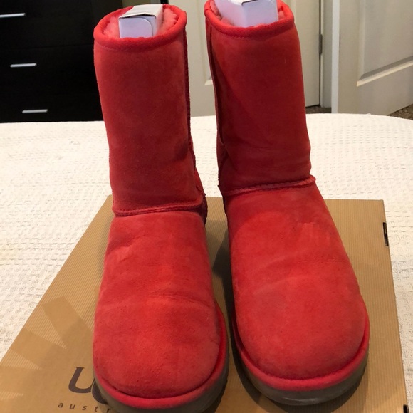 69 off ugg shoes womens short size 11 red poshmark ugg size 11 womens